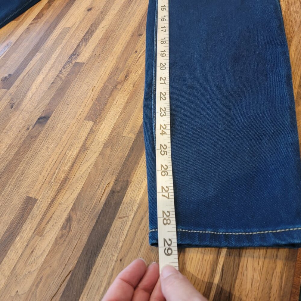 Time & Tru  Skinny Fit High Rise Stretch Fitted Denim Jeggings - Picture 7 of 9
